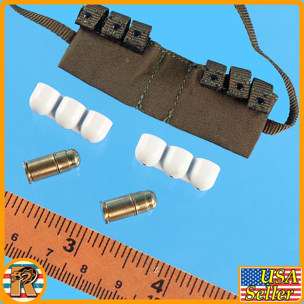 Vietnam USMC Hue - 40mm Grenades & Pouch - 1/6 Scale Part - Qorange