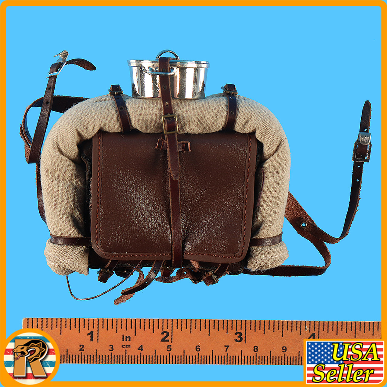 France Chasseurs Alpins - Backpack w/ Kettle - 1/6 Scale