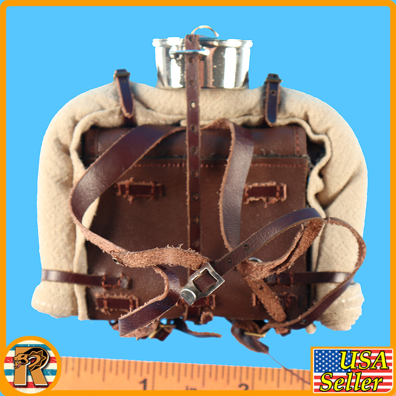 France Chasseurs Alpins - Backpack w/ Kettle - 1/6 Scale