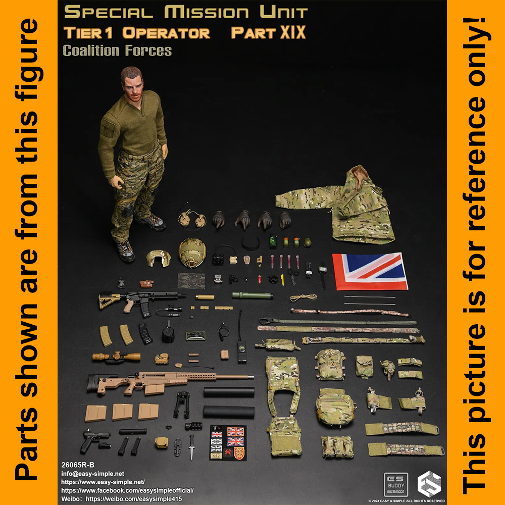 UK Coalition Forces RB - Misc Gear Set - 1/6 Scale