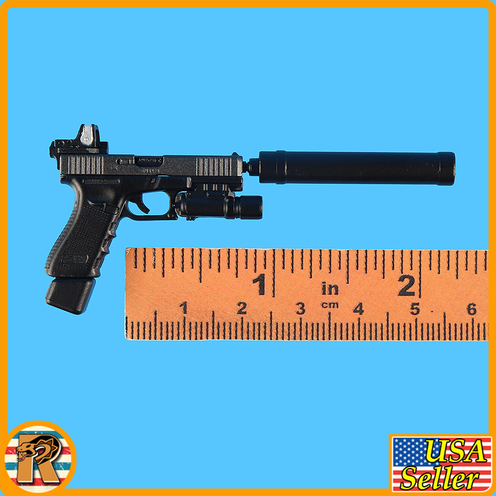 UK Coalition Forces RB - Pistol w/ Silencer - 1/6 Scale