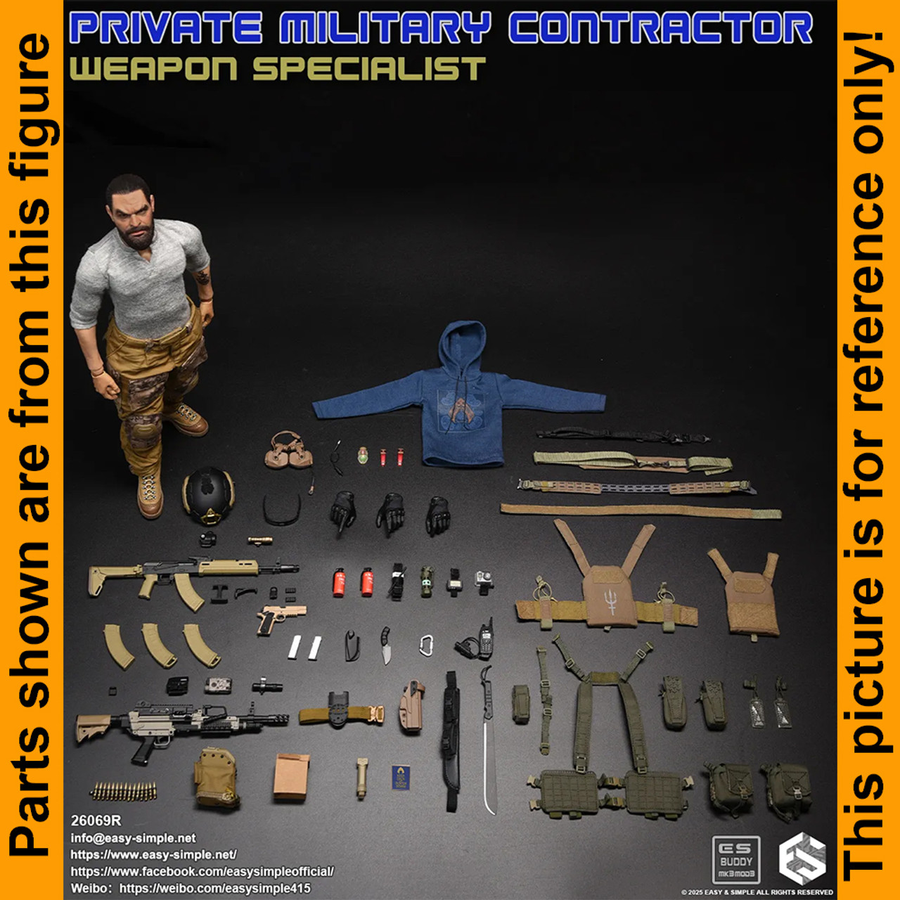 PMC Weapon Specialist - Incen & Flah Grenades - 1/6 Scale