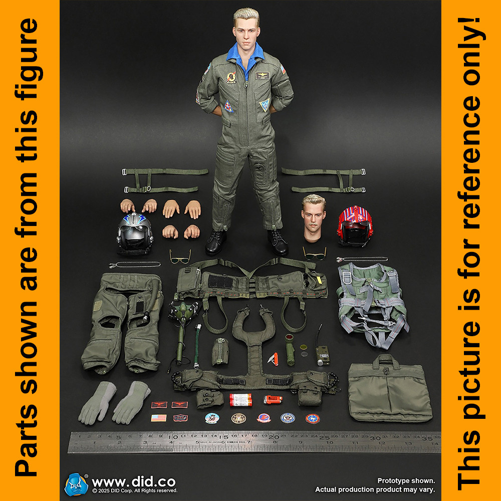 US Navy F-14 Pilot - Patches Set #2 - 1/6 Scale