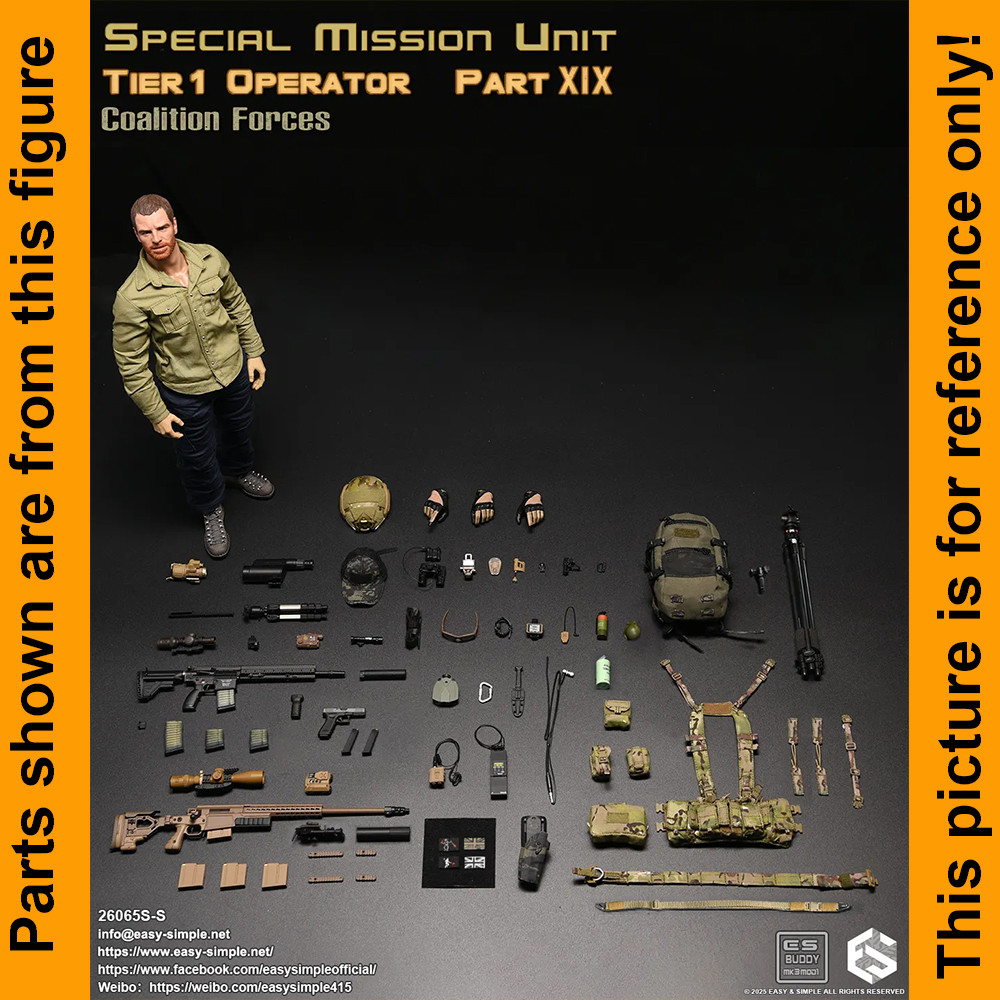S UK Coalition Forces - Long Sleeve Shirt - 1/6 Scale
