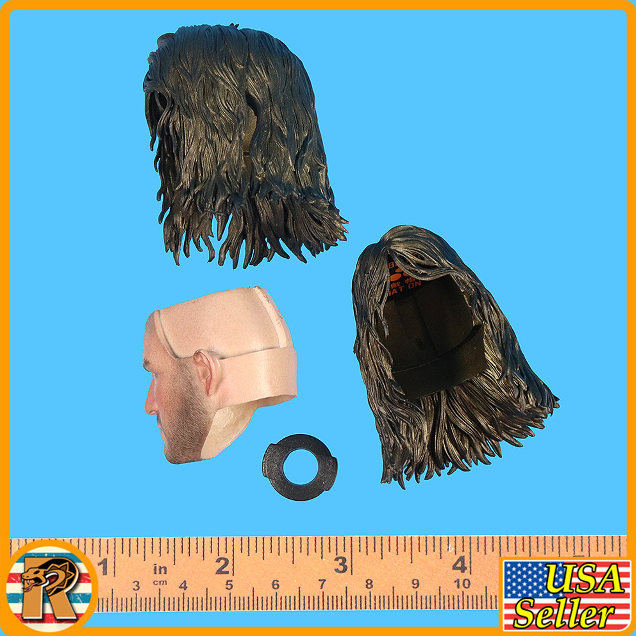 John Red Dead Cowboy - 1889 Head w/ Long Hair #1 - 1/6 Scale