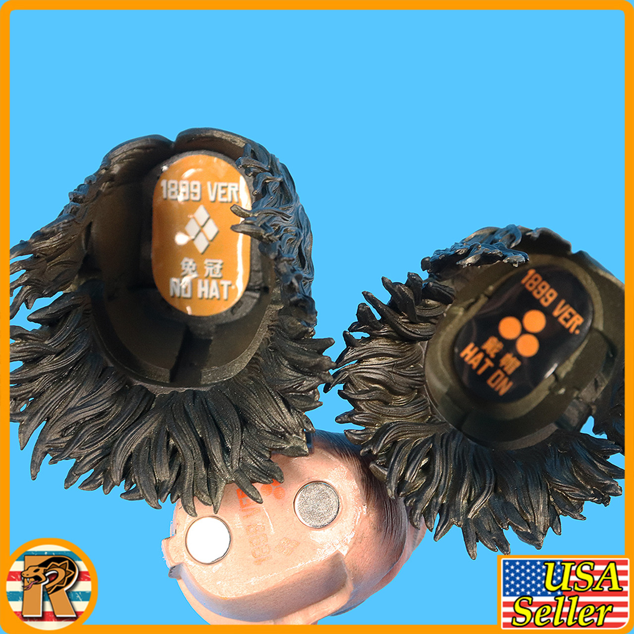 John Red Dead Cowboy - 1889 Head w/ Long Hair #1 - 1/6 Scale