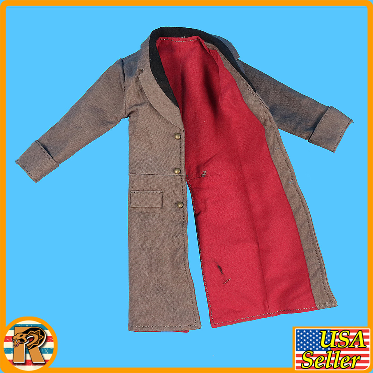 John Red Dead Cowboy - Long Grey Coat #3 - 1/6 Scale