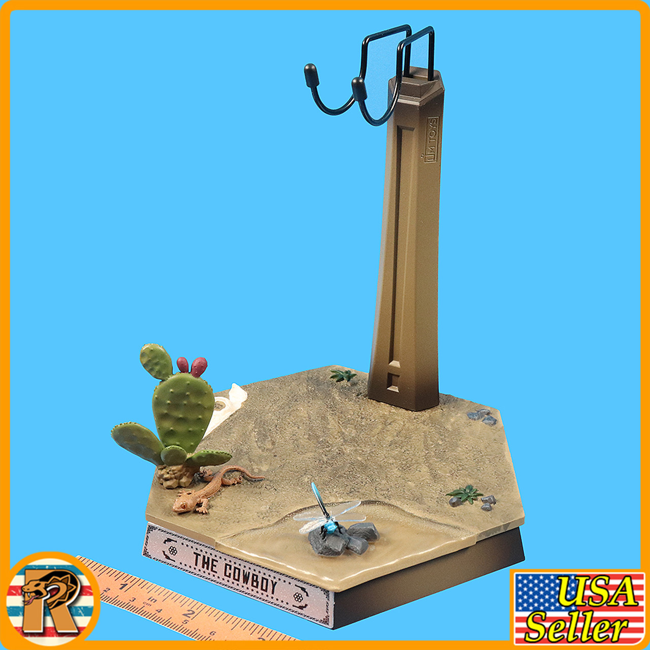 John Red Dead Cowboy - Display Stand - 1/6 Scale