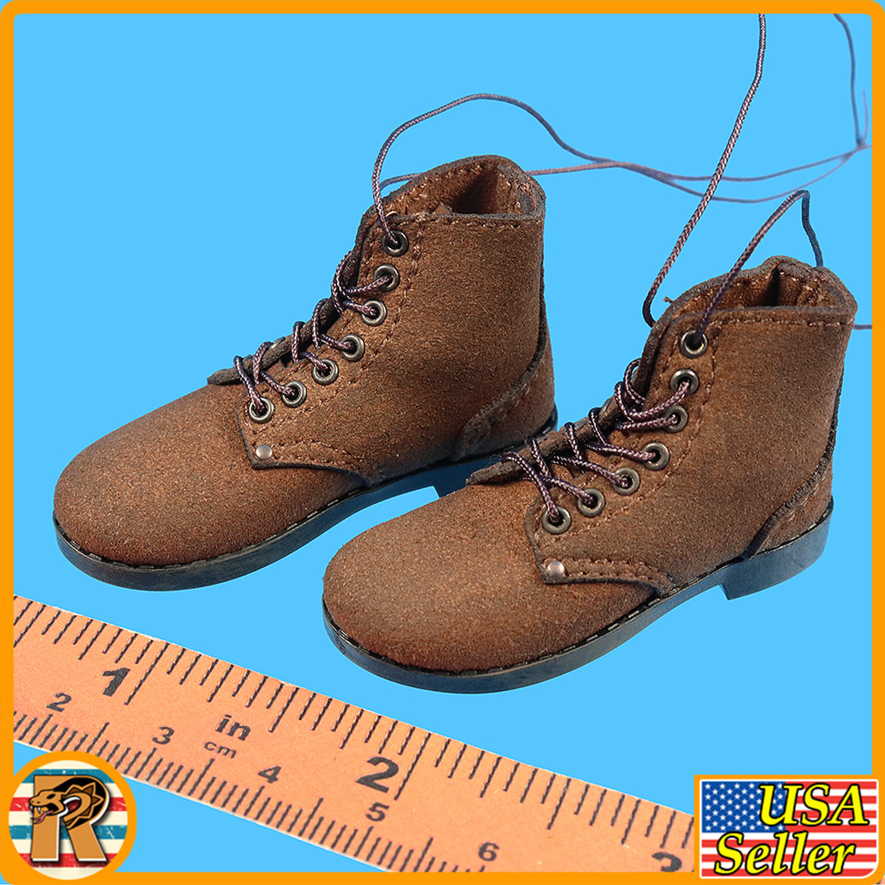 USMC Mortar SNAFU - Boots & Leggings - 1/6 Scale