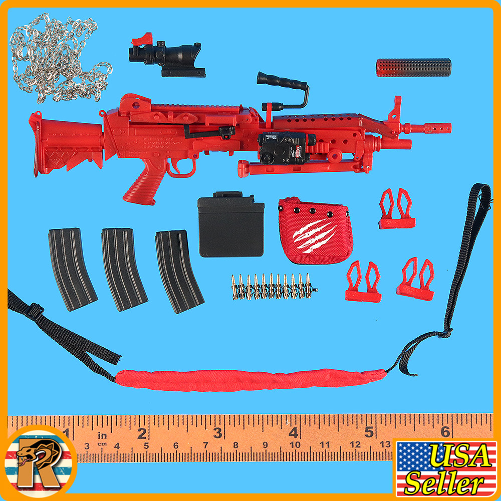 Zombie Hunter - M249 Machine Gun Set - 1/6 Scale
