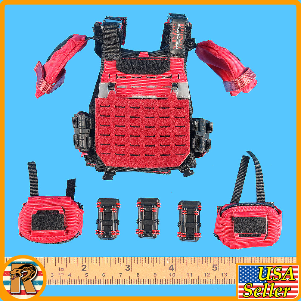 Zombie Hunter - Vest & Pouch Set - 1/6 Scale Part - Kings Toy