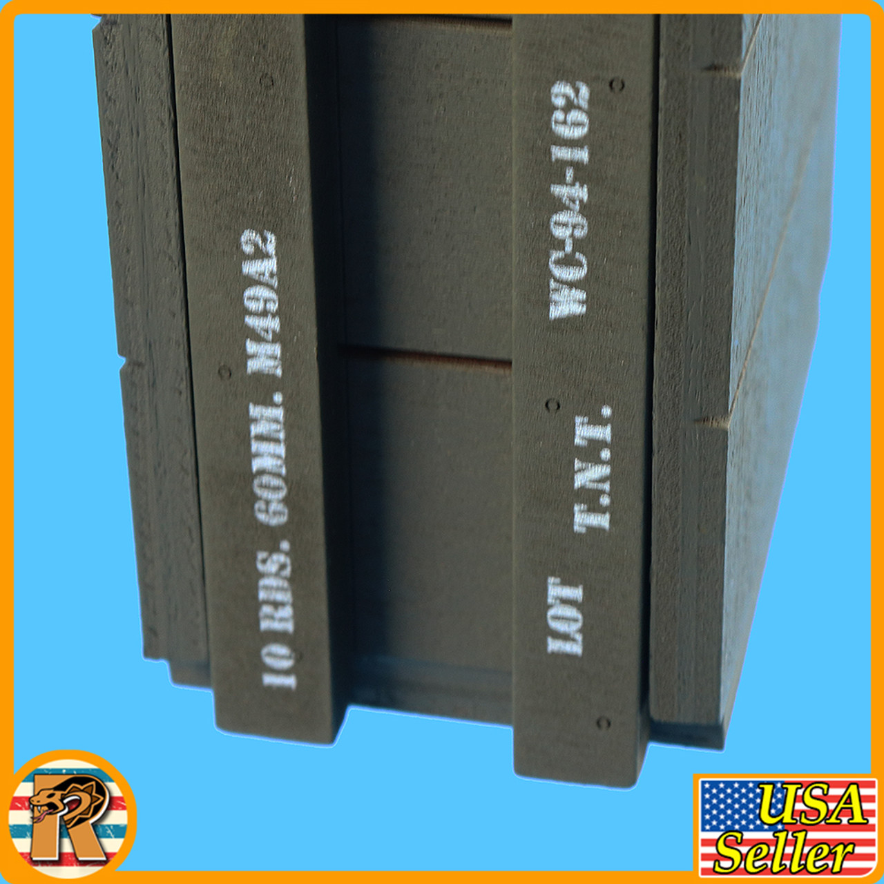 FPAC001 - 60mm Mortar Round Crate & Tubes - 1/6 Scale