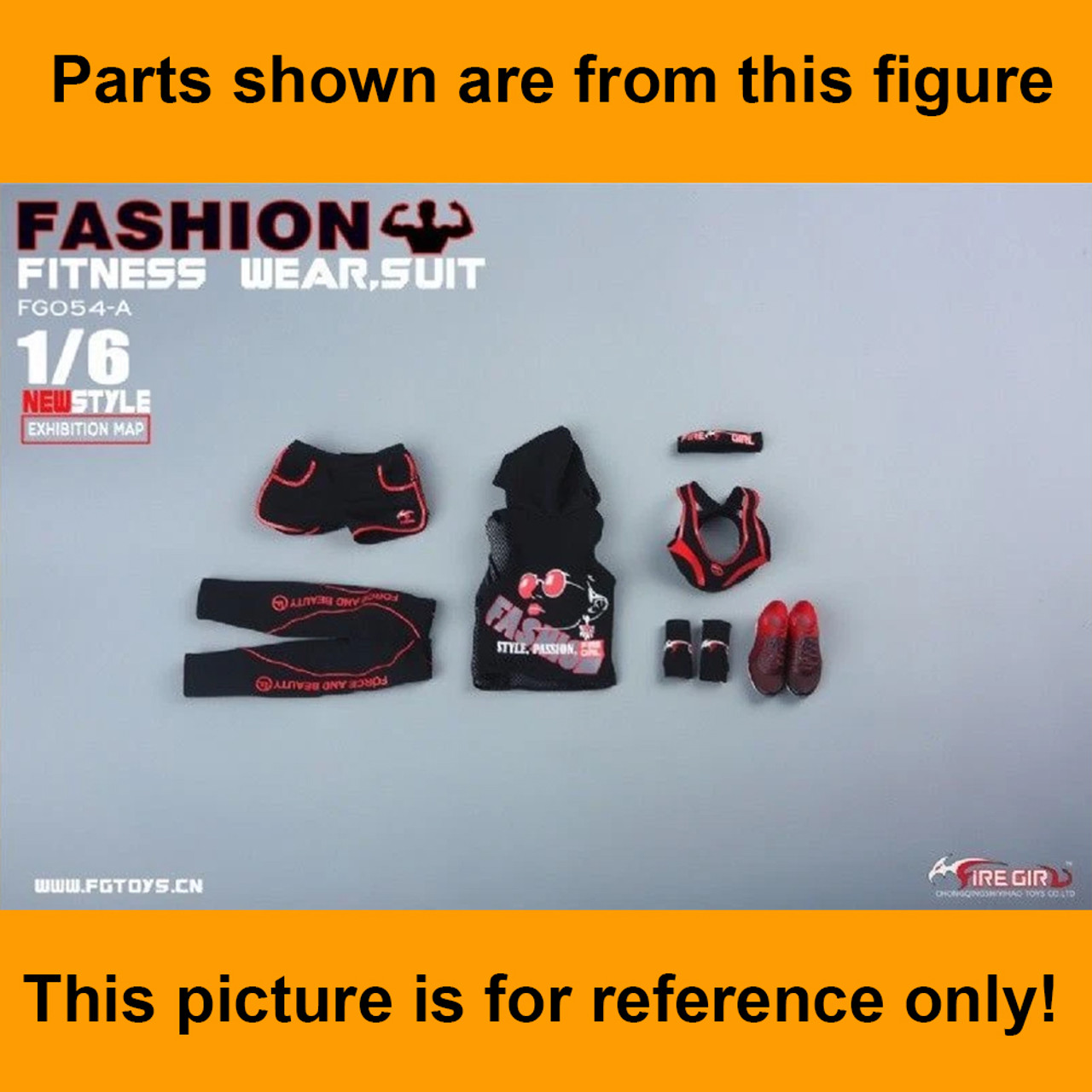 Female Fitness - Dark Grey Gloves & Headband #1 - 1/6 Scale