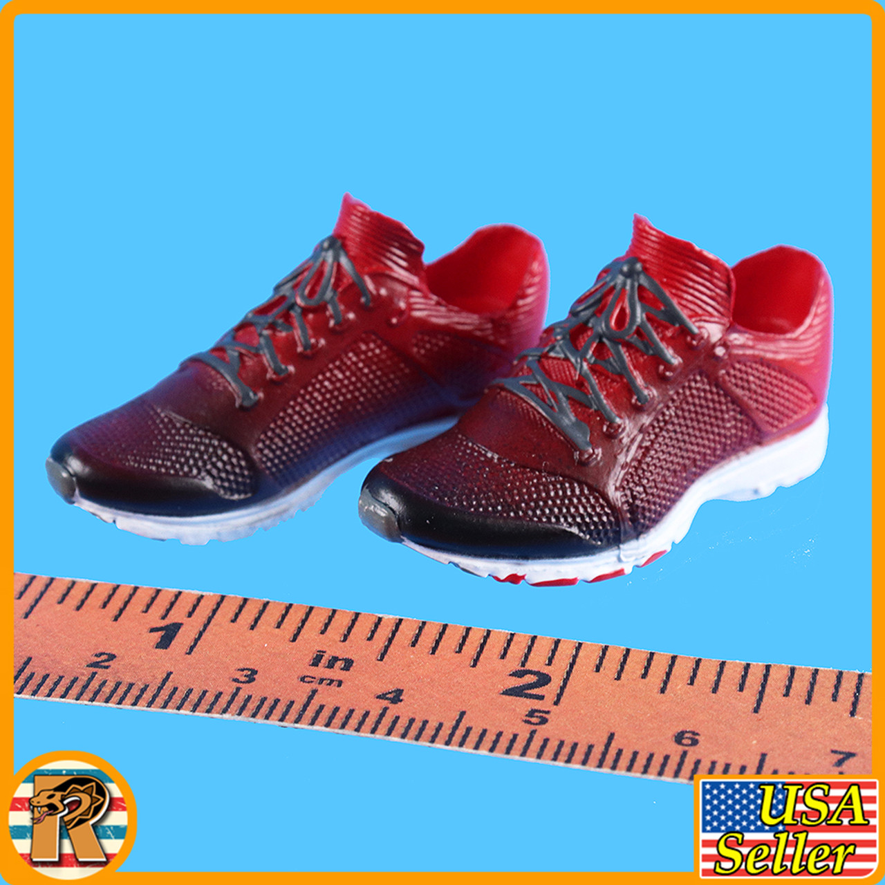 Female Fitness - Black & Red Shoes #1 - 1/6 Scale