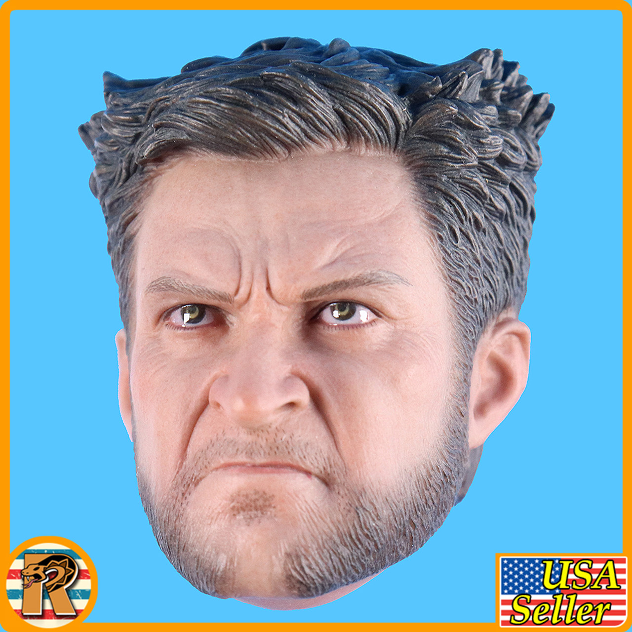 Wolfman Mutant Wolverine - Angry Head #1 - 1/6 Scale