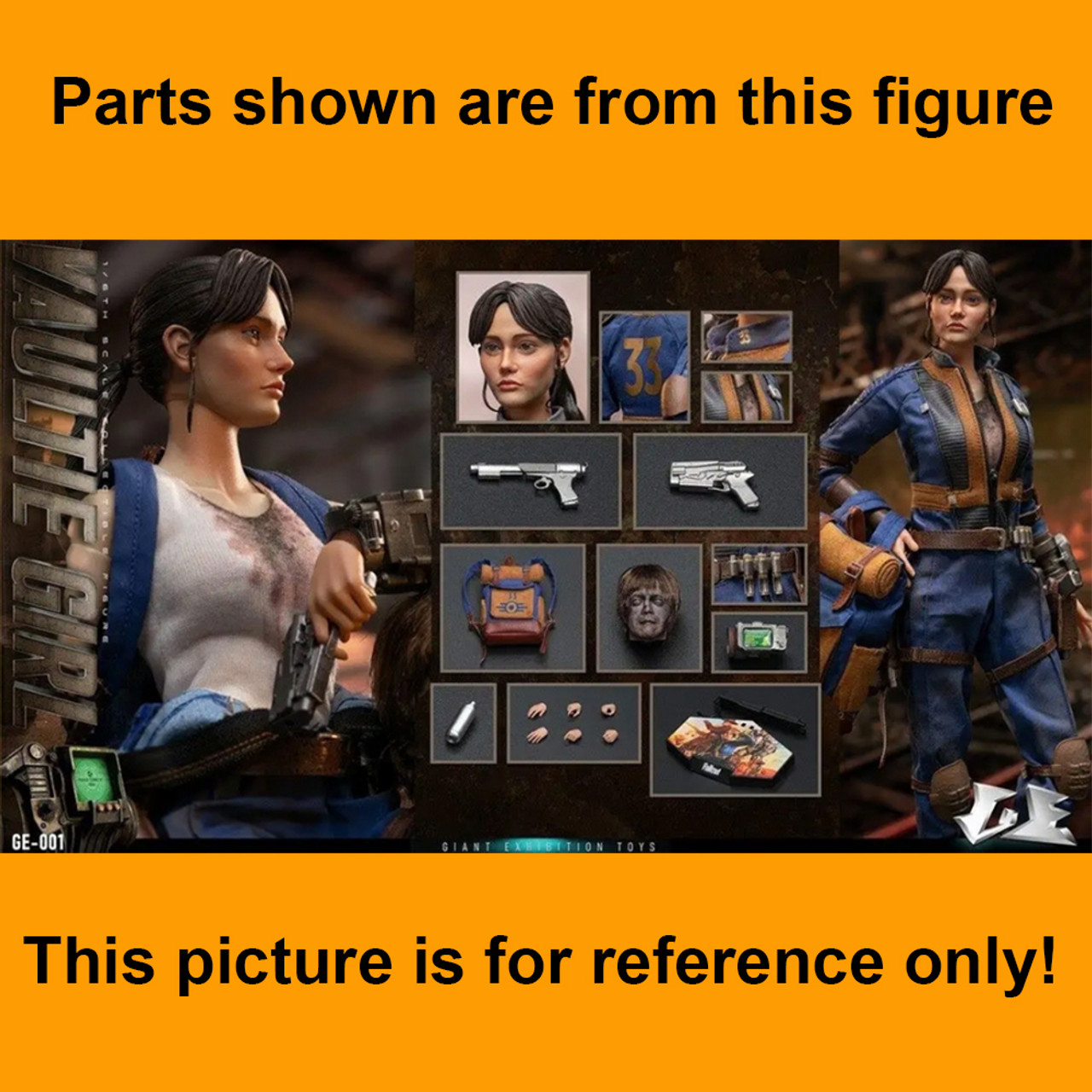 Fallout Vault Girl - Pistols & Belt Set - 1/6 Scale