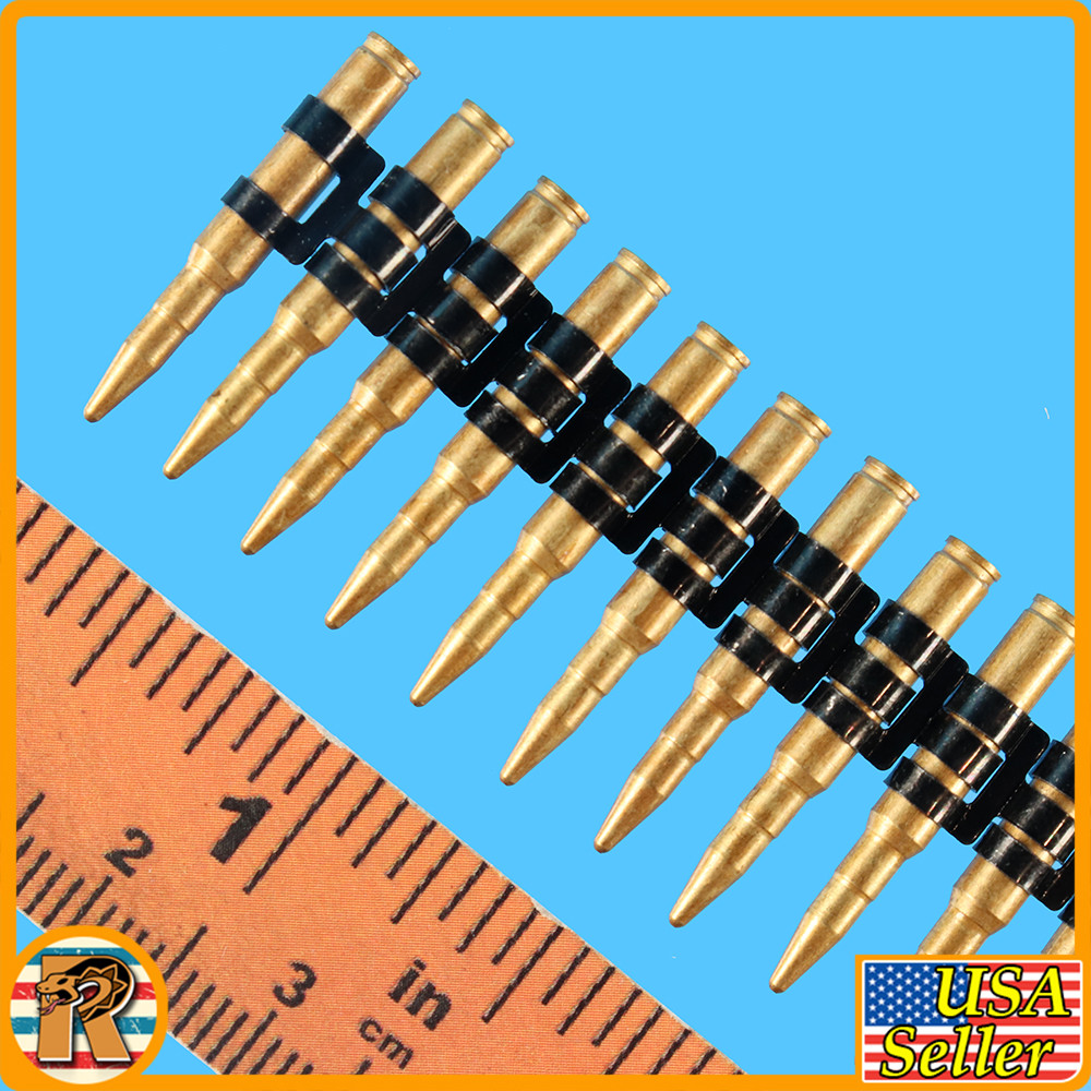 Sherman Tank Ammo - 50 CAL - Ammo Can & Belted Ammo #2 - 1/6 Scale