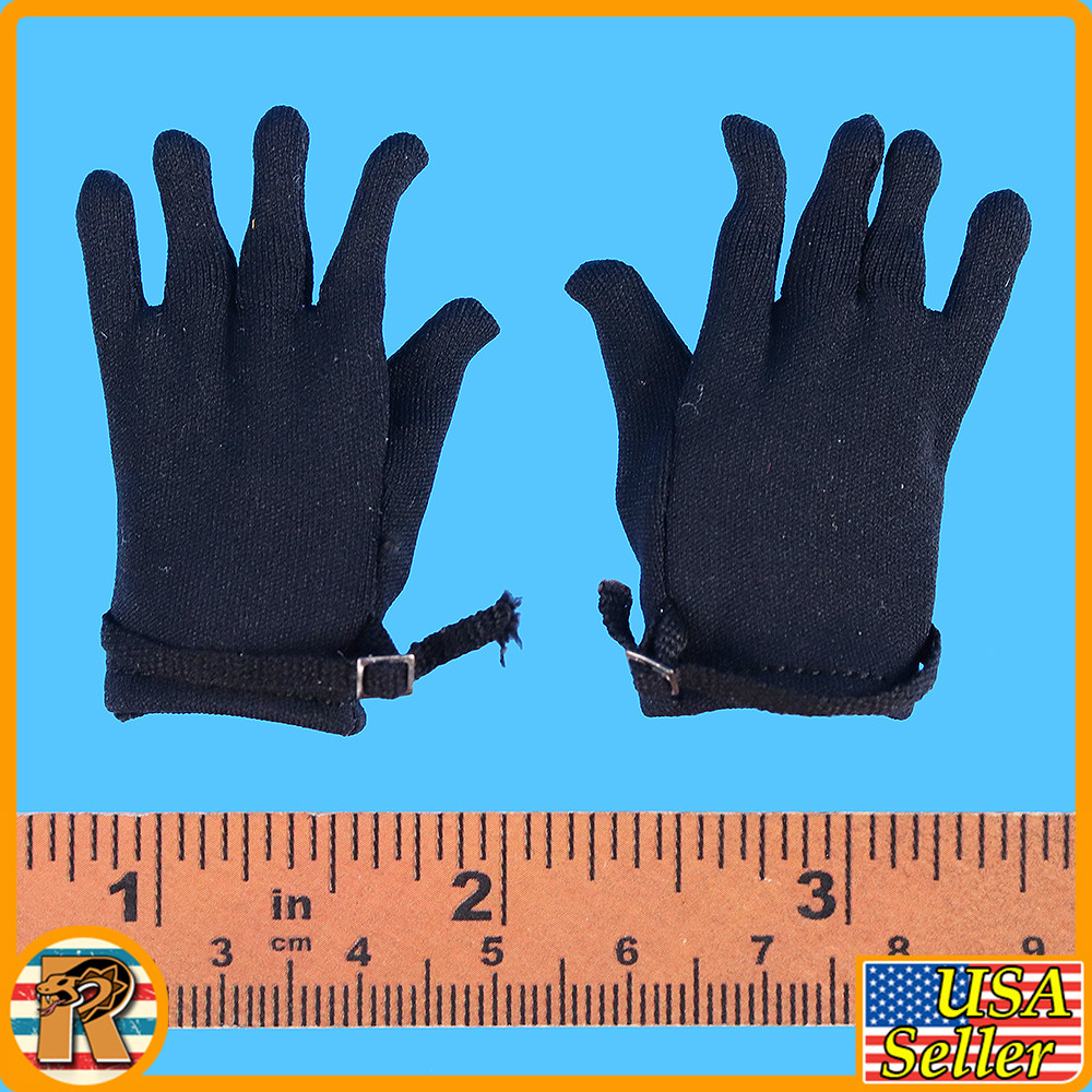 Colonel James Vietnam - Black Gloves - 1/6 Scale