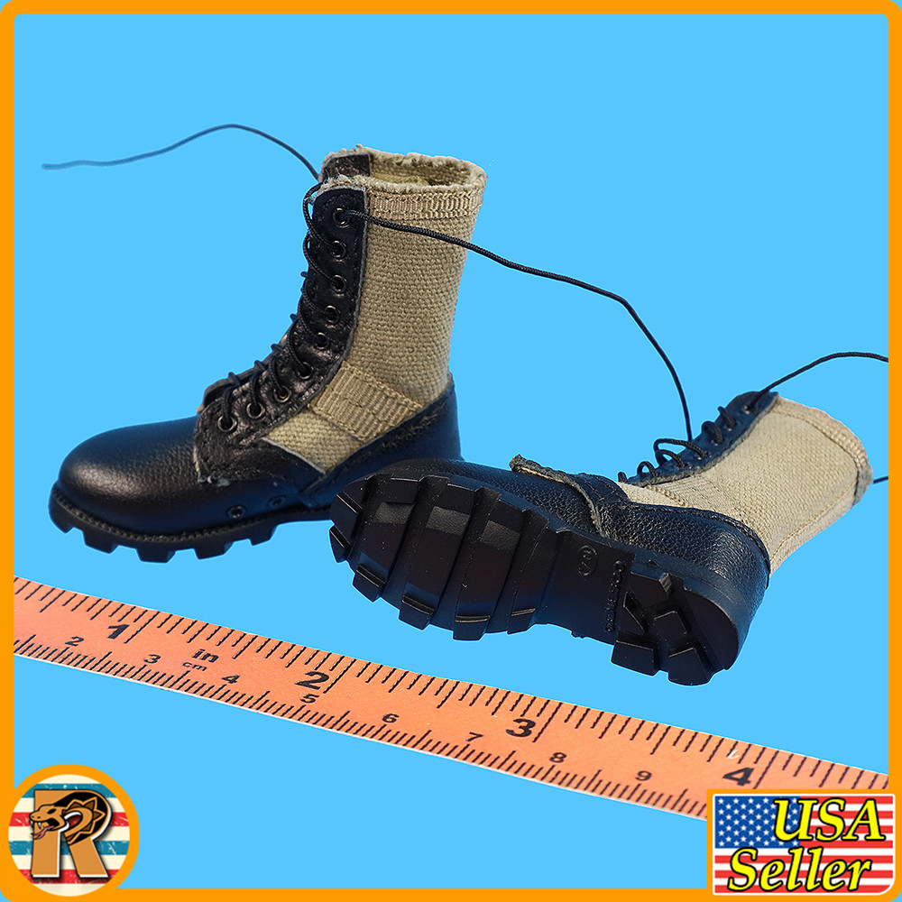 SEAL Vietnam Point Man - Jungle Boots (for Feet) - 1/6 Scale