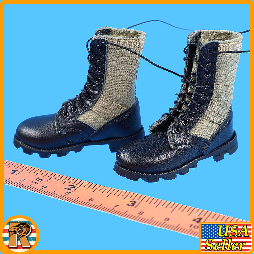 SEAL Vietnam Point Man - Jungle Boots (for Feet) - 1/6 Scale