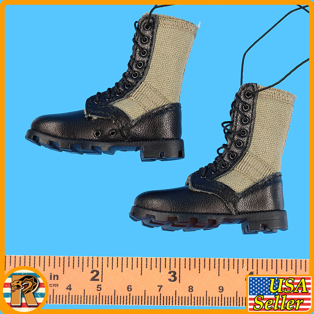 SEAL Vietnam Point Man - Jungle Boots (for Feet) - 1/6 Scale