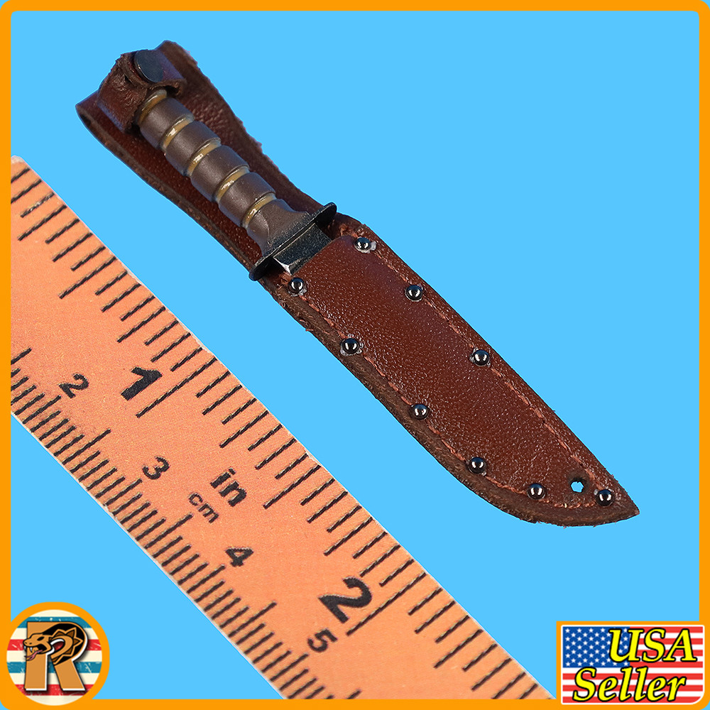 SEAL Vietnam Point Man - Metal Knife & Sheath - 1/6 Scale
