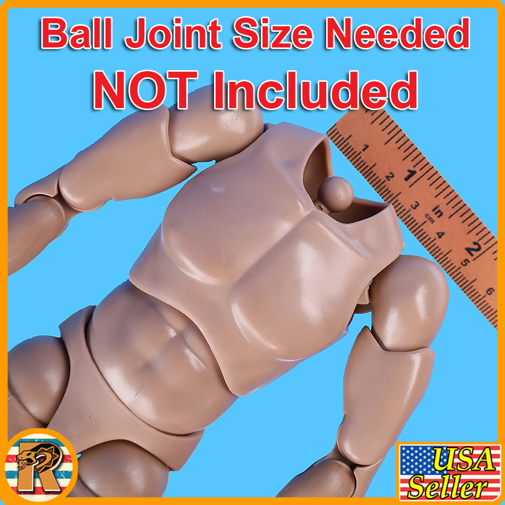 Cooper Howard - Ghoul Head w/ Neck - 1/6 Scale