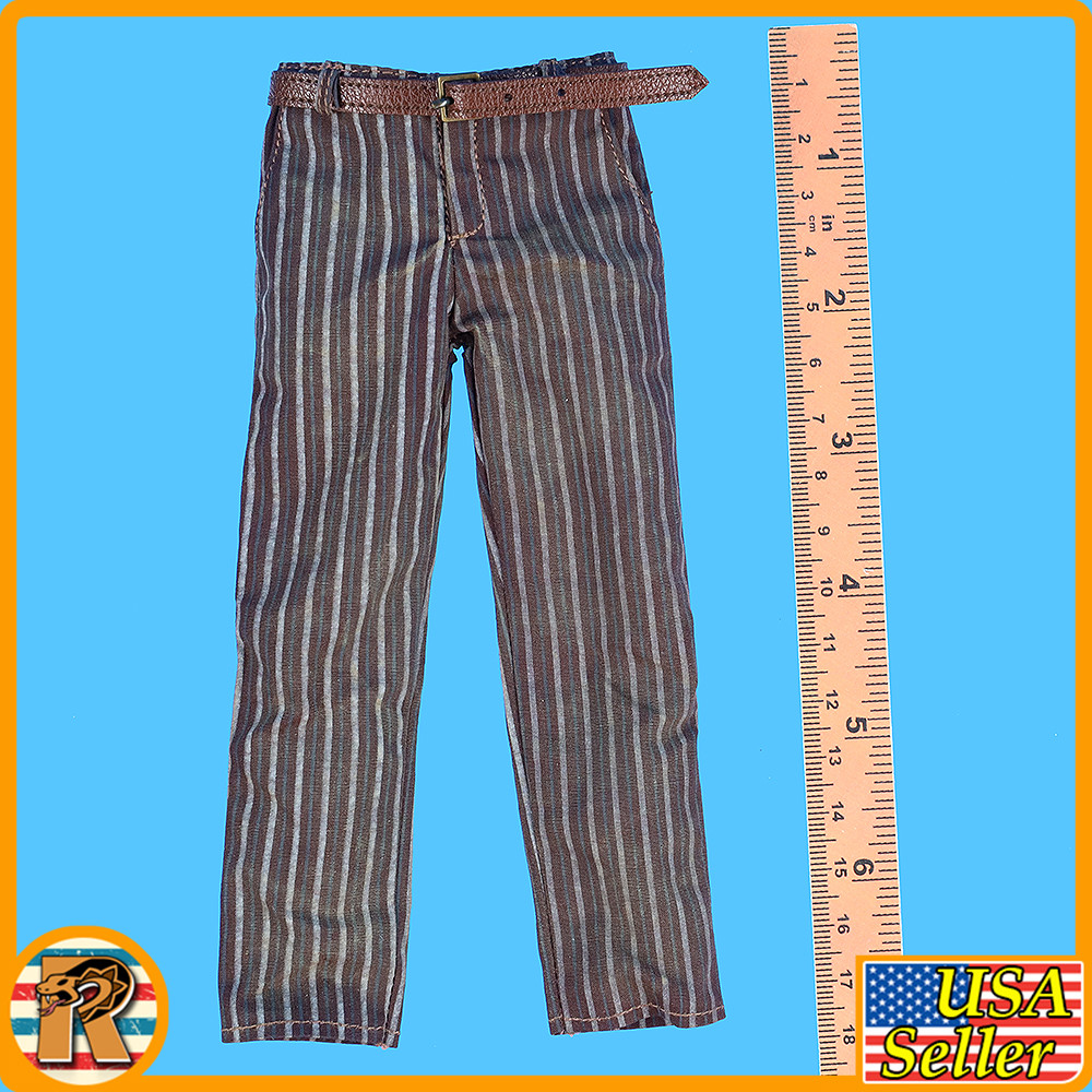 Cooper Howard Fallout - Pin Stripe Pants & Belt - 1/6 Scale