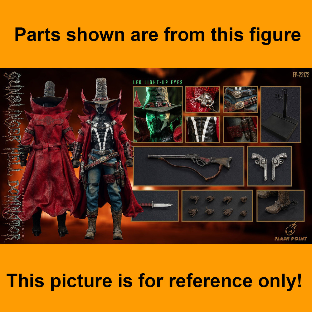 Gunslinger Hell Dominator - Red Cloak - 1/6 Scale