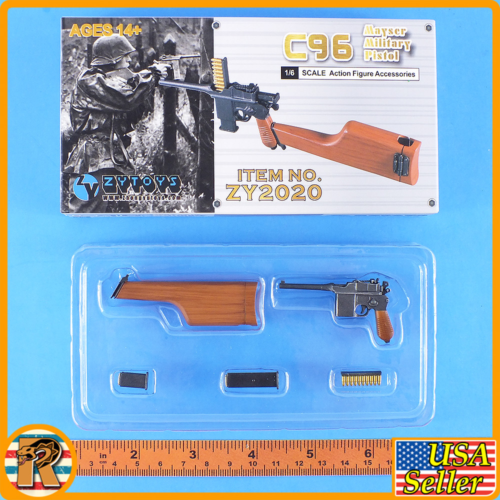 C96 Mauser Pistol w/ Stock Set 2020  - 1/6 Scale