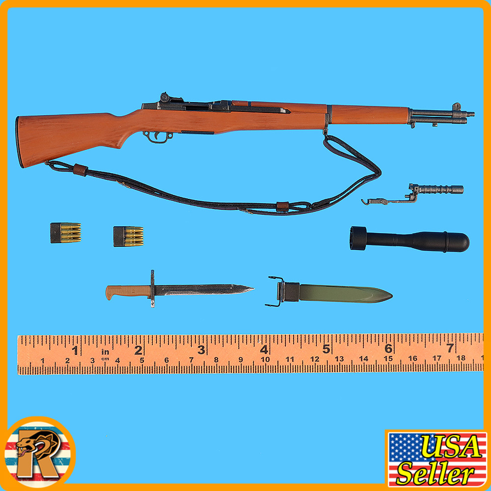 M1 Garand Rifle w/ Launcher 2017A  - 1/6 Scale