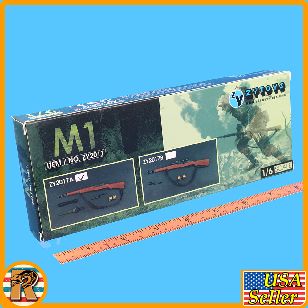 M1 Garand Rifle w/ Launcher 2017A  - 1/6 Scale