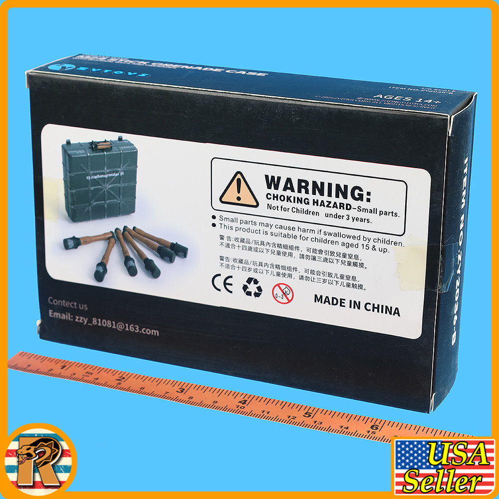 M24 Stick Grenade Case Set (Green) 2036B  - 1/6 Scale
