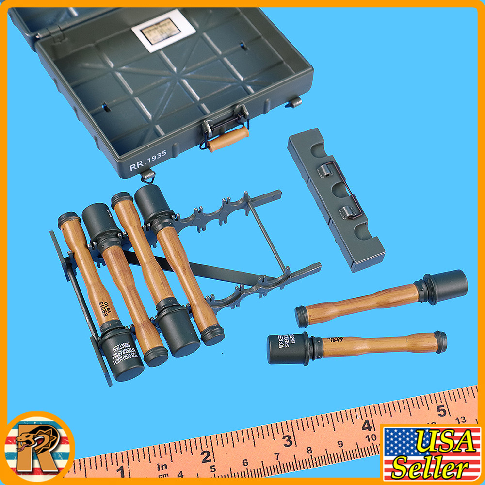 M24 Stick Grenade Case Set (Green) 2036B  - 1/6 Scale