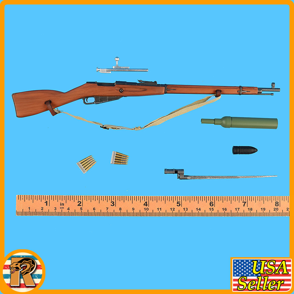 M1891 Mosin Nagant Rifle w/ Launcher 2019A  - 1/6 Scale