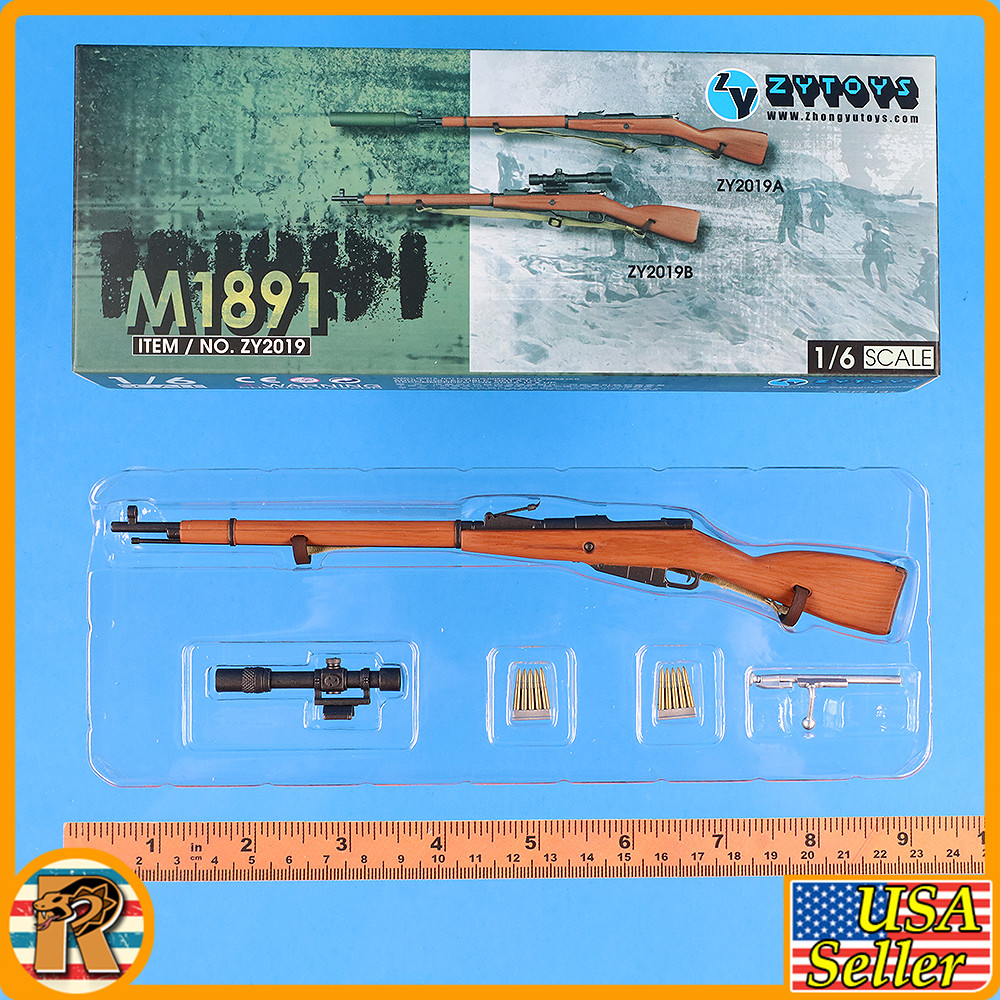 M1891 Mosin Nagant Sniper Rifle  2019B  - 1/6 Scale