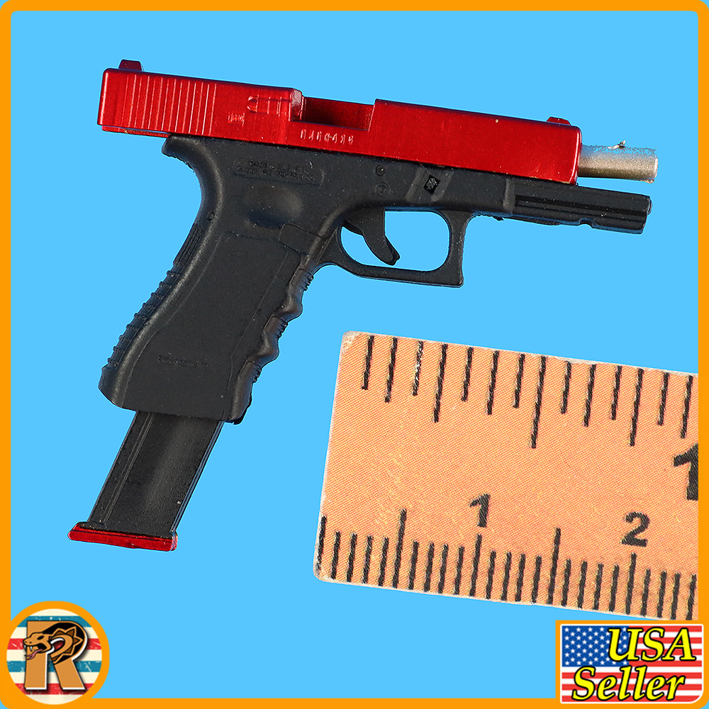 CQB Tactical Agent (Red) - Pistol & Holster Set - 1/6 Scale