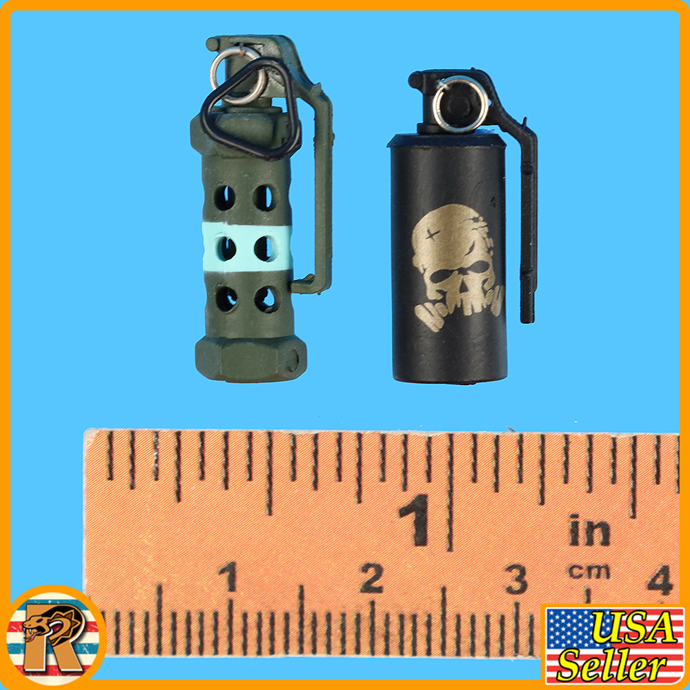 CQB Tactical Agent (Gold) - Grenades Set - 1/6 Scale
