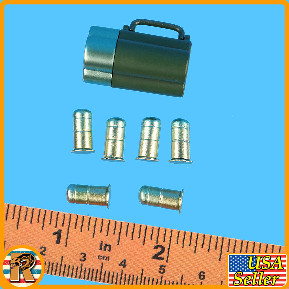 FS069 Valentine - 40mm Grenades (Blue) #1 - 1/6 Scale