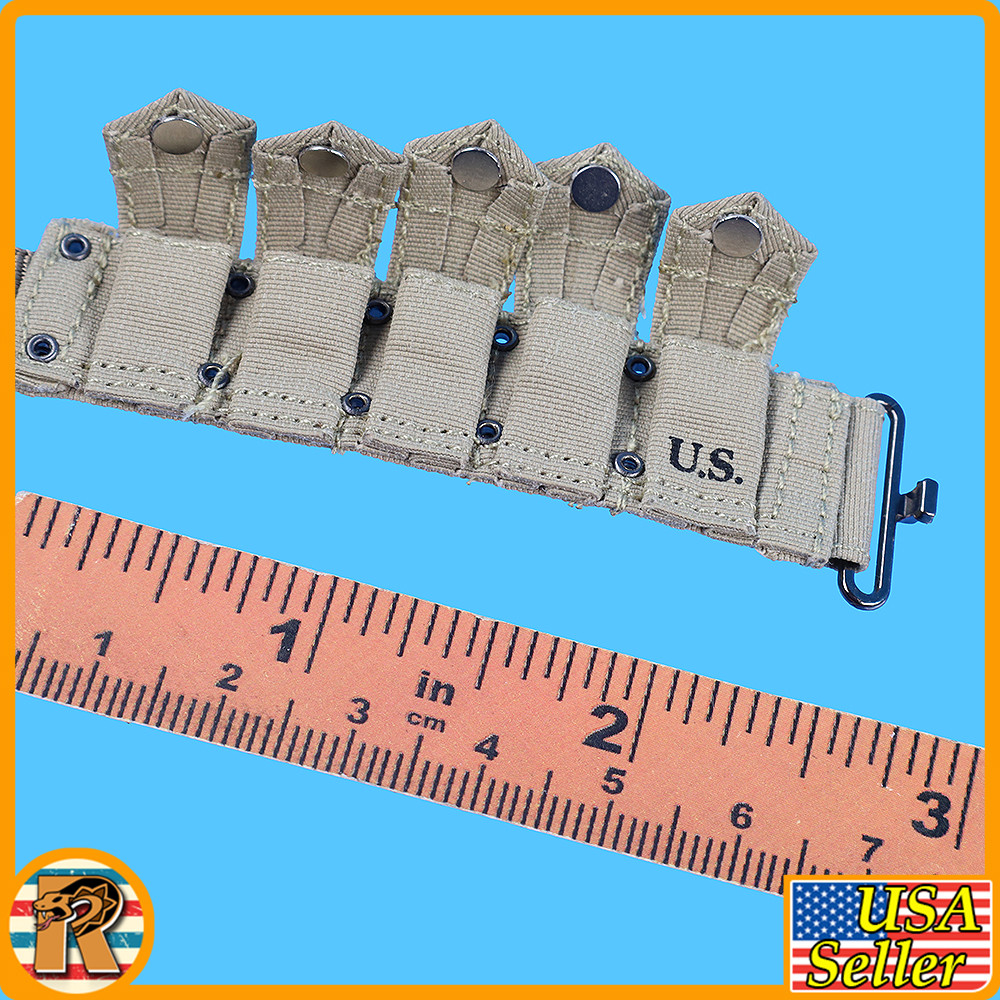 US Ranger Rifle Man - Full Web Belt Set & Gear - 1/6 Scale