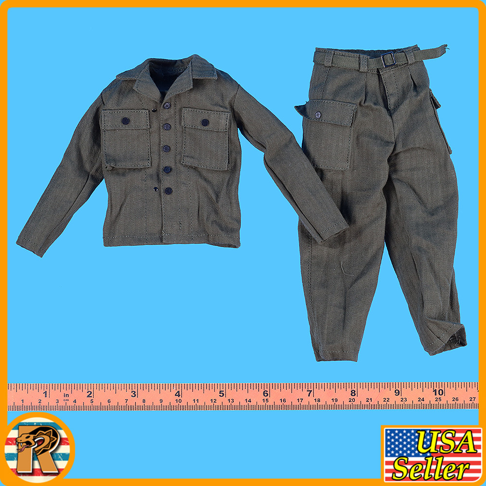 US Ranger Rifle Man - Dark Green Uniform Set - 1/6 Scale