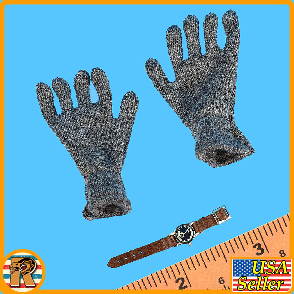 Groger German Medic - Gloves & Watch - 1/6 Scale