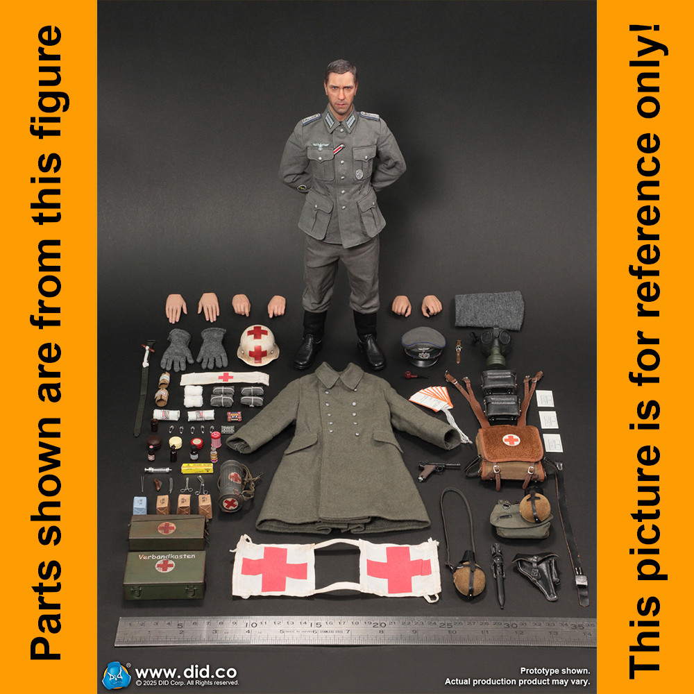 Groger German Medic - Patches & Badges Set - 1/6 Scale Part - DID