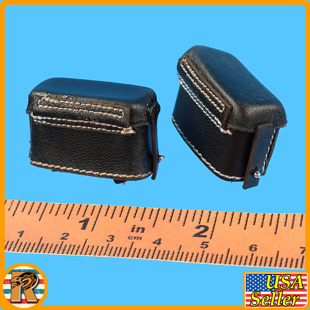 Groger German Medic - Leather Pouches - 1/6 Scale