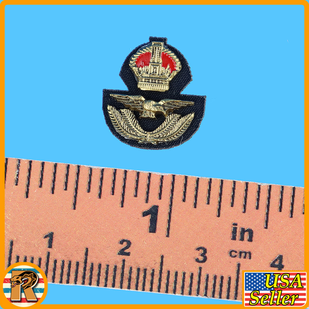 Tom British Squadron Leader - Officer Hat & Badges - 1/6 Scale Part - DID