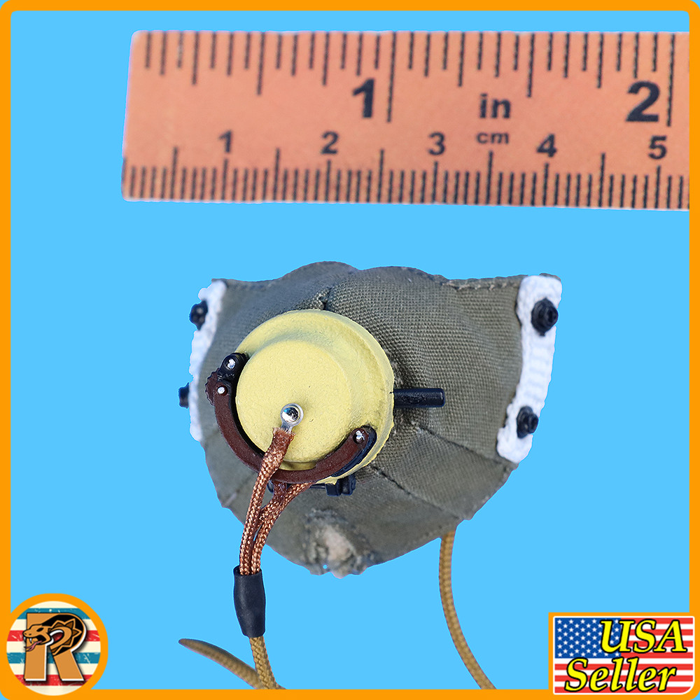 Tom British Squadron Leader - Flight Helmet & Mask Set - 1/6 Scale