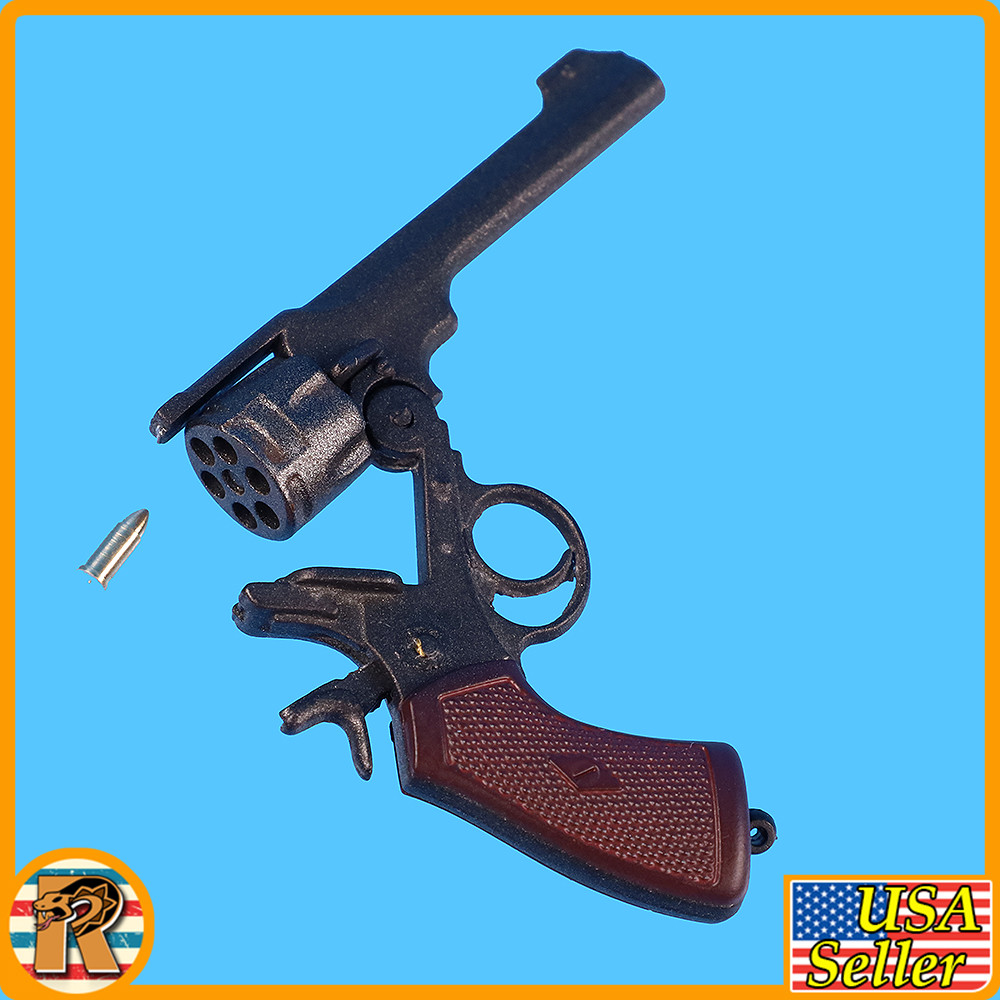 Tom British Squadron Leader - Webley Revolver (Metal) Set #2 - 1/6 Scale