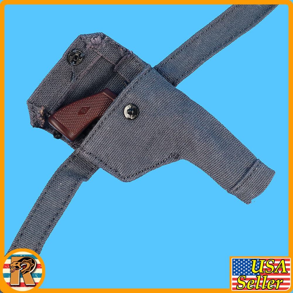 Tom British Squadron Leader - Webley Revolver (Metal) Set #2 - 1/6 Scale