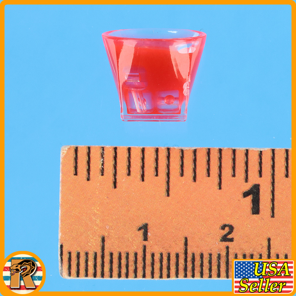 Batman Alfred 1966 - 6x Red Shotglasses #2 - 1/6 Scale