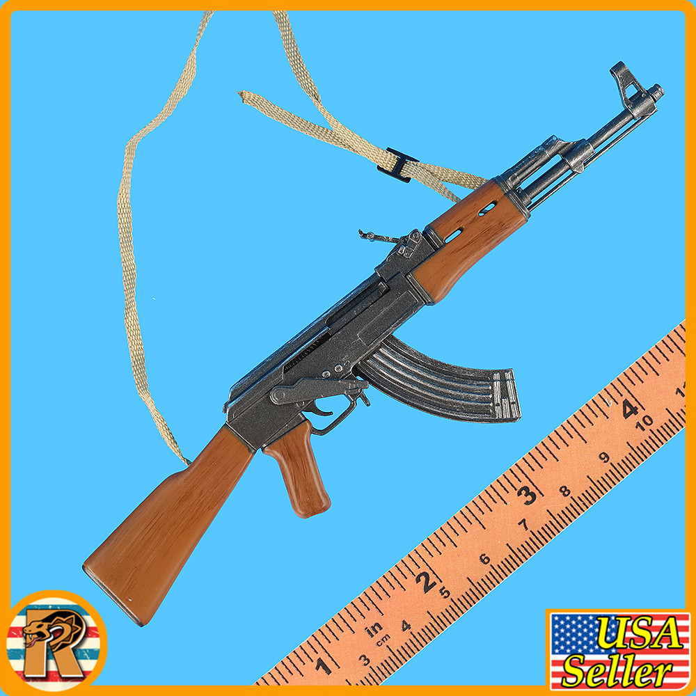 1975 Armed Forces Vietnam - AK-47 Rifle w/ Mags - 1/6 Scale